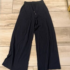 Zara Navy Blue Flare Pants